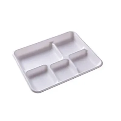 5 Compartment School Lunch Tray