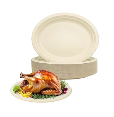 6‘’/7‘’/9‘’/10‘’ Round Sugarcane Bagasse Plate