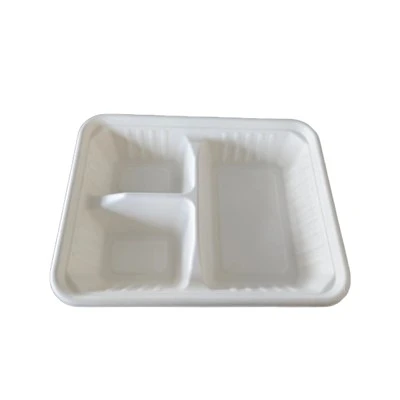 Three-compartment box