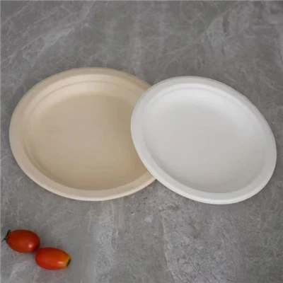 9" Round Fiber Plate