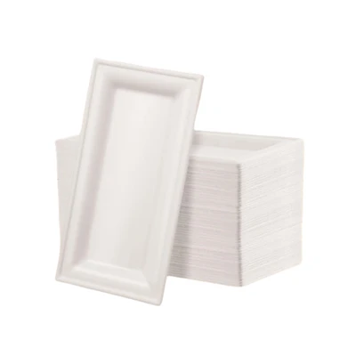 Bagasse Rectangle Plate