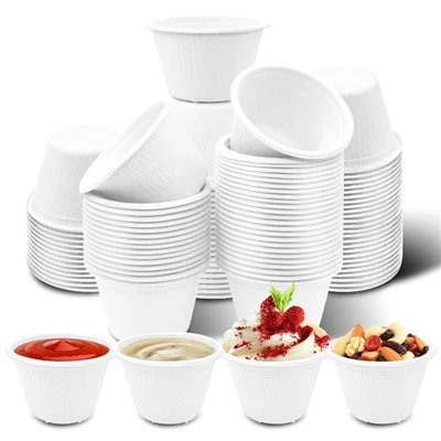 Disposable Sugarcane Bagasse Soup Bowl 12/16/22/26/48oz With Multiple Sizes To Choose From