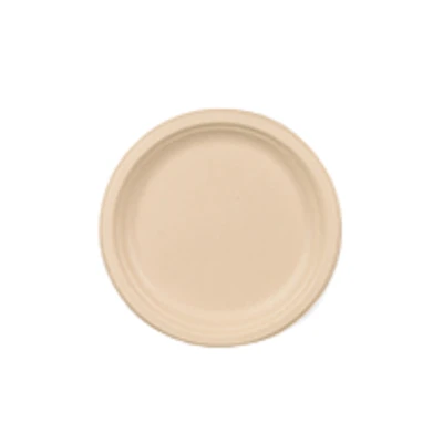 Natural Bagasse Round Plate