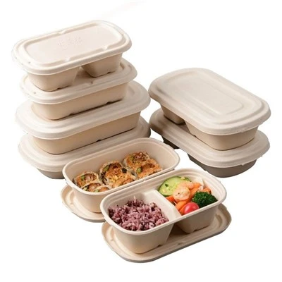 Sugarcane Bagasse Lunch Box Food Container